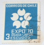 Sellos de America - Chile -  EXPO'70 OSAKA-JAPON 