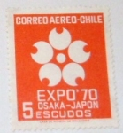 Sellos de America - Chile -  EXPO'70 OSAKA-JAPON