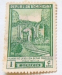 Sellos del Mundo : America : Rep_Dominicana : RUINAS DE LA IGLESIA DE SAN FRANCISCO CIUDAD DE TRUJILLO