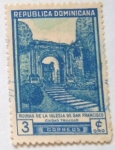 Stamps Dominican Republic -  RUINAS DE LA IGLESIA DE SAN FRANCISCO CIUDAD DE TRUJILLO
