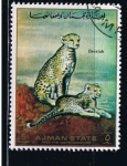 Stamps : Asia : United_Arab_Emirates :  Cheetah