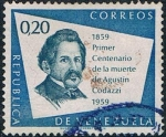 Stamps : America : Venezuela :  CENT. DE LA MUERTE DEL GEÓGRAFO AGUSTÍN CODAZZI. Y&T Nº 617