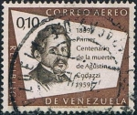 Stamps Venezuela -  CENT. DE LA MUERTE DEL GEÓGRAFO AGUSTÍN CODAZZI. Y&T Nº A-708