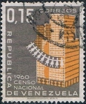 Stamps Venezuela -  9º CENSO DE LA POBLACIÓN. Y&T Nº  634