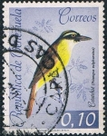 Stamps Venezuela -  PÁJAROS DIVERSOS. CRISTOFUÉ (PITANGUS SULPHURATUS) Y&T Nº 661