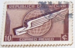 Stamps : America : Dominican_Republic :  CORREO AEREO
