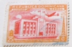 Stamps : America : Dominican_Republic :  PALACIO DE COMUNICACIONES-ERA DE TRUJILLO