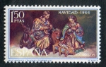 Stamps Spain -  1764- Navidad 1966. Nacimienti ( Duque de Cornejo ).