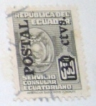 Stamps : America : Ecuador :  SERVICIO CONSULAR ECUATORIANO