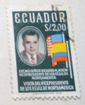 Sellos de America - Ecuador -  VISITA DEL VICEPRESIDENTE DE LOS E.E.U.U. DE NORTE AMERICA
