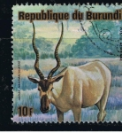 Sellos del Mundo : Africa : Burundi : Addax nasomaculatus