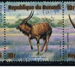 Stamps : Africa : Burundi :  Tragelaphus angasi