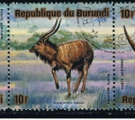 Stamps Burundi -  Tragelaphus angasi