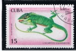 Stamps : America : Cuba :  Lagartos endémicos  Anolis baracoae