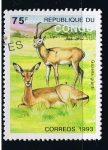 Sellos de Africa - Rep�blica del Congo -  Gazella granti