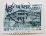 Stamps : America : Ecuador :  HERMANO MIGUEL DE LAS E.E.C.C.1954