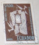 Stamps : America : Ecuador :  III CONGRESO EUCARISTICO NACIONAL 1958