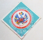 Stamps Ecuador -  UNDECIMA CONFERENCIA INTERAMERICANA