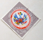 Stamps : America : Ecuador :  UNDECIMA CONFERENCIA INTERAMERICANA 