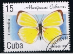 Sellos del Mundo : America : Cuba : Mariposas cubanas.  Eurema duna