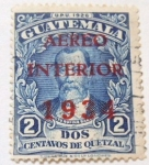 Stamps Guatemala -  JUSTO RUFINO BARRIOS
