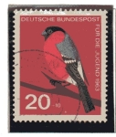 Stamps Germany -  Aves - Pardillo    3/4