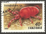 Stamps Tanzania -  trombidium