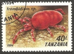 Sellos del Mundo : Africa : Tanzania : trombidium