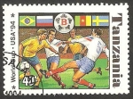 Stamps Tanzania -  Mundial de fútbol USA 94