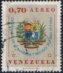Stamps Venezuela -  CENT. DE LA BANDERA Y DE LOS ESCUDOS Y&T Nº A-789