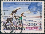 Stamps Venezuela -  PAISAJES. PESCADORES, ANZOÁTEGUI. Y&T Nº 705