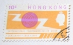 Stamps : Asia : Hong_Kong :  UNION INTERNACIONAL DE TELECOMUNICACIUONES
