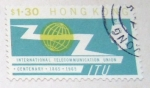 Stamps : Asia : Hong_Kong :  UNION INTERNACIONAL DE TELECOMUNICACIONES