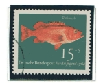 Sellos del Mundo : Europa : Alemania : Peces - Abadejo       2/4