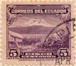 Sellos del Mundo : America : Ecuador : 1934 - 45 Paisaje Andino