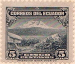Sellos del Mundo : America : Ecuador : 1934 - 45 Paisaje Andino