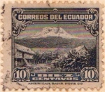 Stamps : America : Ecuador :  1934 - 45 Paisaje Andino