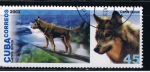 Stamps : America : Cuba :  Canis dirus.  Canis lupus