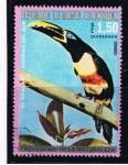 Stamps Equatorial Guinea -  Protección de la Naturaleza.  El Aracari - América del Sur