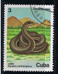 Stamps : America : Cuba :  Alsophis cantherigerus