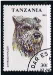 Stamps Africa - Tanzania -  Zwergschnauzer
