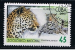 Stamps : America : Cuba :  Zoológico Nacional.  Panthera pardus