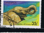 Sellos de Africa - Tanzania -  Loxodonta africana