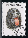 Stamps : Africa : Tanzania :  English springer spaniel