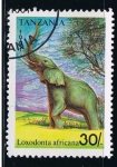 Stamps : Africa : Tanzania :  Loxodonta africana
