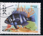 Stamps : America : Cuba :  Hypolectrus indigo
