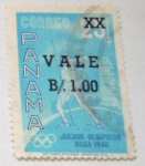 Stamps : America : Panama :  JUEGOS OLIMPICOS ROMA 1960