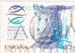 Stamps Spain -  exposición mundial de la pesca Vigo-97