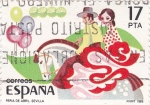 Stamps Spain -  feria de abril-Sevilla