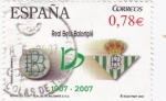 Stamps Spain -  centenario del Real Betis Balompie 1907-2007